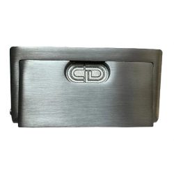 Dull polishing stainless steel handle