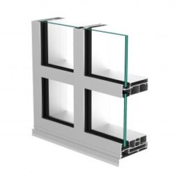 Impact fixed window frame detail