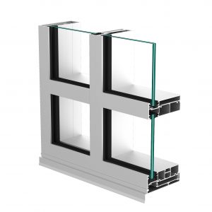 Impact fixed window frame detail